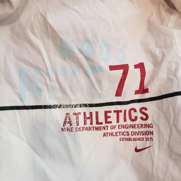 Nike Women's Vintage Hooded Red Jacket Size L Large - Picture 11 of 11